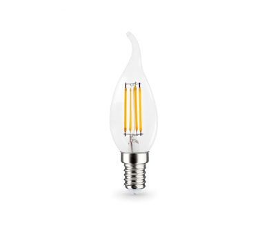 Филаментная светодиодная лампа Ambrella Light Bulbing E14 11W 4000K свеча на ветру 351124