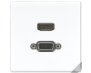 Розетка HDMI/VGA Jung MALS1173