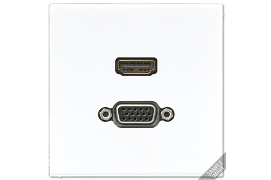 Розетка HDMI/VGA Jung MALS1173