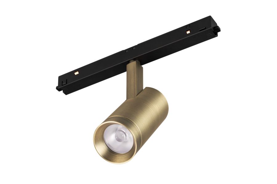 Трековый магнитный светильник Arlight MAG-ORIENT-SPOT-R45-12W Day4000 (Бронза, 24 deg, 48V) (IP20 Металл) 042259(1)