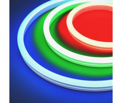Светодиодная герметичная лента Arlight MOONLIGHT-SIDE-B84-12x24mm 24V RGB (12 W/m, IP68, 5m, wire x2) 042751