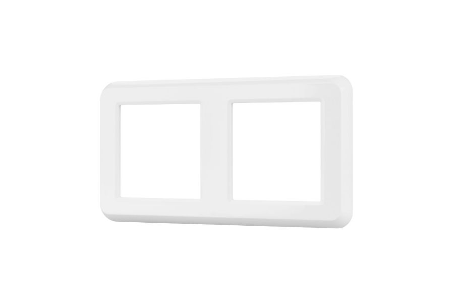 Рамка двухместная Arlight FRM-VERSA-PL-2-WH 043776
