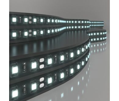 Светодиодная лента Elektrostandard 24V 14,4W 60Led 5050 IP20 холодный белый, Black, 5м 4690389172205