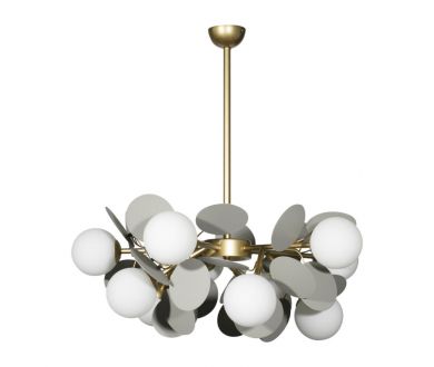 Люстра на штанге Loft IT Matisse 10008/10 Grey