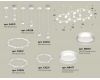 Комплект подвесного светильника Ambrella Light Techno Ring XR92212260 (A9221, A9226, C9241, C9232, C9236, C9231, N8461, N8477)