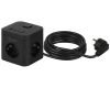 Сетевой фильтр ЭРА CUBE-3es-1,5m-4USB-B куб с заземлением с выключателем 3 розетки+4xUSBA+C 1,5м 16А черный Б0069074