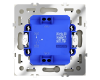 Выключатель одноклавишный с подсветкой Voltum S70 VLS010205 (сталь)