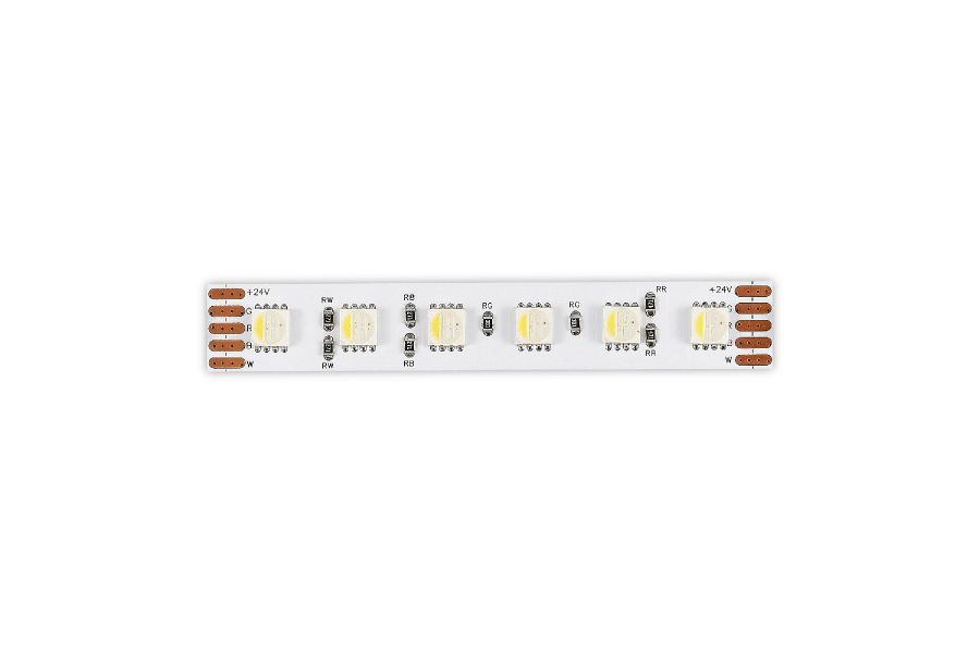 Светодиодная лента ST Luce 24В 18Вт/м 3000К+RGBК 1м IP20 ST1005.318.20RGBW