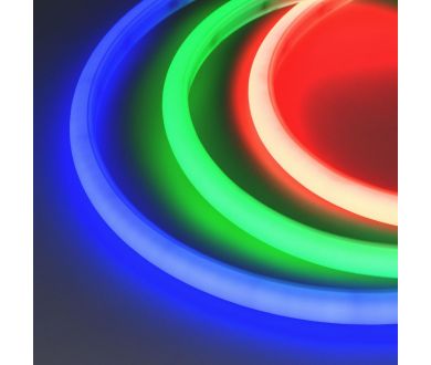 Светодиодная герметичная лента Arlight MOONLIGHT-TOP-G120-16x15mm 24V RGB (12 W/m, IP67, 5m, wire x2) 042753