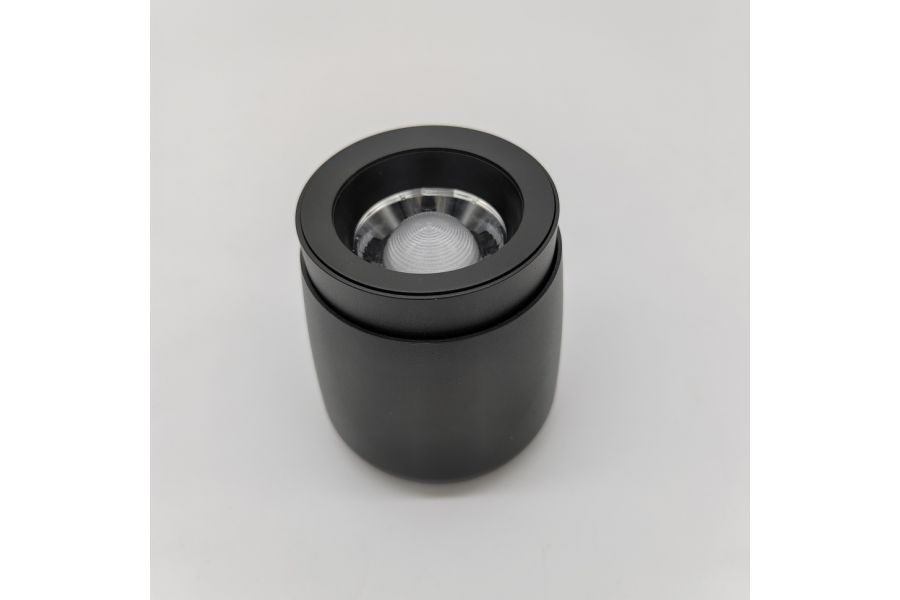 Накладной светильник iLedex Metrica 114-12W-D90-4K-ZOOM-BK