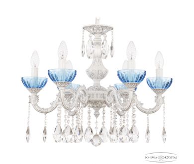 Подвесная люстра Bohemia Ivele Crystal AL79101/6/175 A WMN P Aquamarine/M-1H