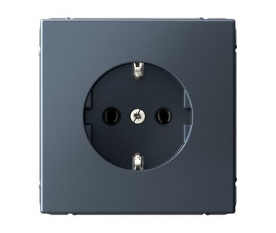 Розетка с заземлением, 16А, механизм, быстрозажим. клем. Systeme Electric ArtGallery Грифель GAL000743S
