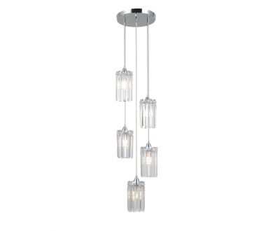 Каскадная люстра Moderli Levi V10756-5P