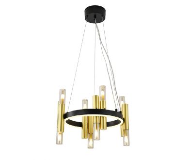 Купить Подвесная люстра Indigo Fiamma 13027/8P Black V000106L Подвесная люстра Indigo Fiamma 13027/8P Black V000106L
