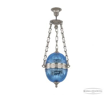 Подвесной светильник Bohemia Ivele Crystal 71000P/20 Ni Aquamarine/M-1G