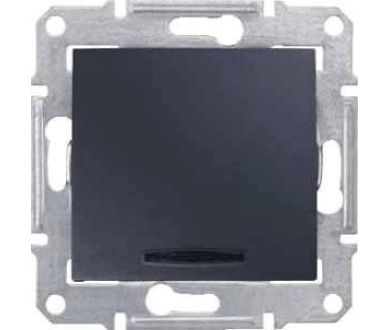 Переключатель перекрестный с синей подсветкой Schneider Electric Sedna 10A 250V SDN0501170