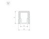 Алюминиевый профиль Arlight SL-Mini-8-3000 Anod 036031