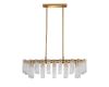 Люстра на штанге Indigo Brina 12027/10PL Brass V000367