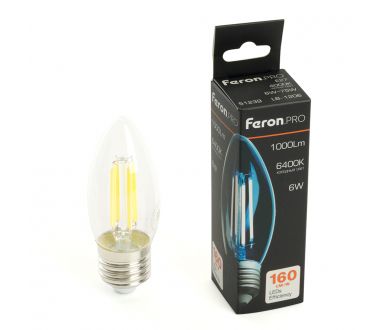 Светодиодная лампа Feron LB-1206 E27 6W 6400K 51240