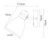 Спот Arte Lamp Fafnir A5047AP-1WH