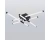 Потолочный светильник Эра Модерн Fliss CLL-1 72W 3K-6K RC BK