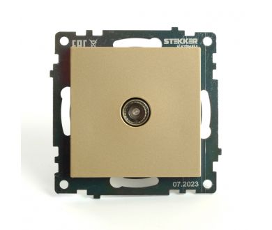 Розетка телевизионная 1-местная Stekker Катрин GLS00-7108-08 49228