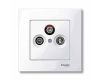 Розетка TV+FM+SAT Schneider Electric Merten MTN296719