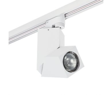 Трековый светильник Lightstar Track 1 white A1T051056 (592016+051056)