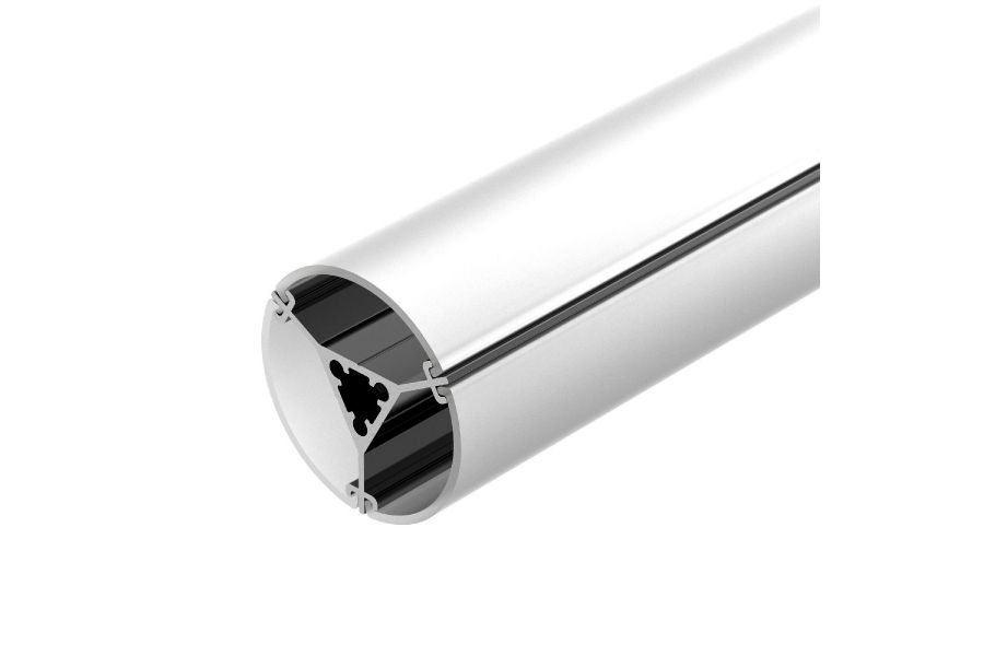 Алюминиевый профиль Arlight ROUND-D36-360-2500 ANOD BLACK 050250 (отрез 2,5 м)