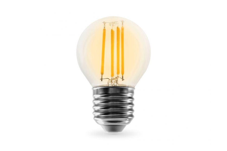 Филаментная светодиодная лампа Ambrella Light Bulbing E27 15W 2700K шар 451523