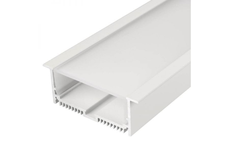 Профиль с экраном Arlight SL-LINIA88-F-2500 WHITE+OPAL 021373