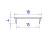 Алюминиевый накладной профиль Ambrella Light Alum Profile GP1600AL