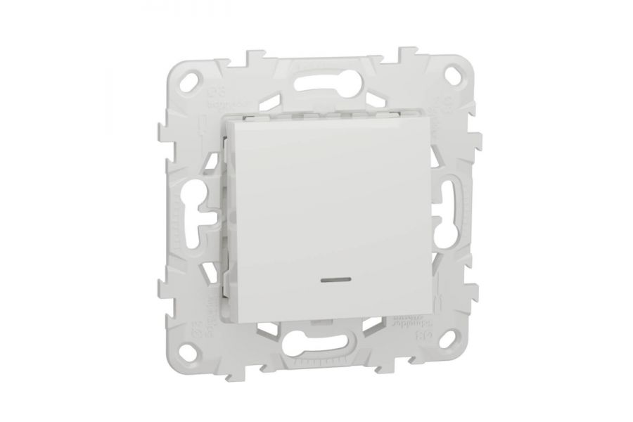 Переключатель одноклавишный Schneider Electric Unica New NU520318N