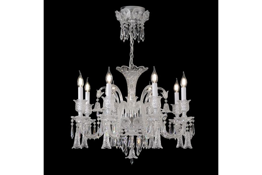 Подвесная люстра Crystal Lux VERSAILLES SP8 CHROME
