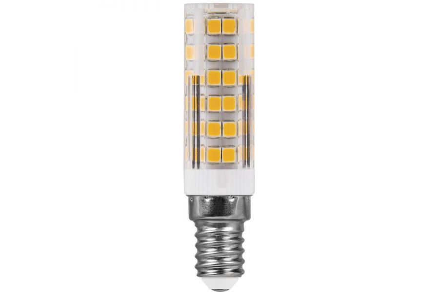 Лампа светодиодная Feron E14 7W 2700K Прямосторонняя Матовая LB-433 25898