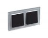 Рамка 2-ая Systeme Electric AtlasDesign Nature Стекло алюминий ATN320302
