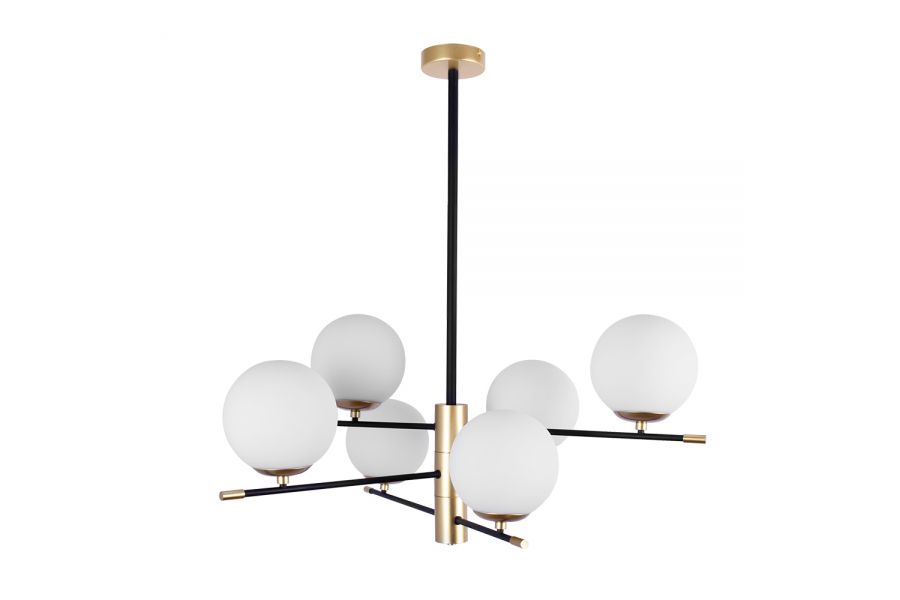 Люстра на штанге Arte Lamp Arkab A2225LM-6BK