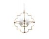 Подвесная люстра Lumina Deco Baltimore LDP 8020-4 GD+WT