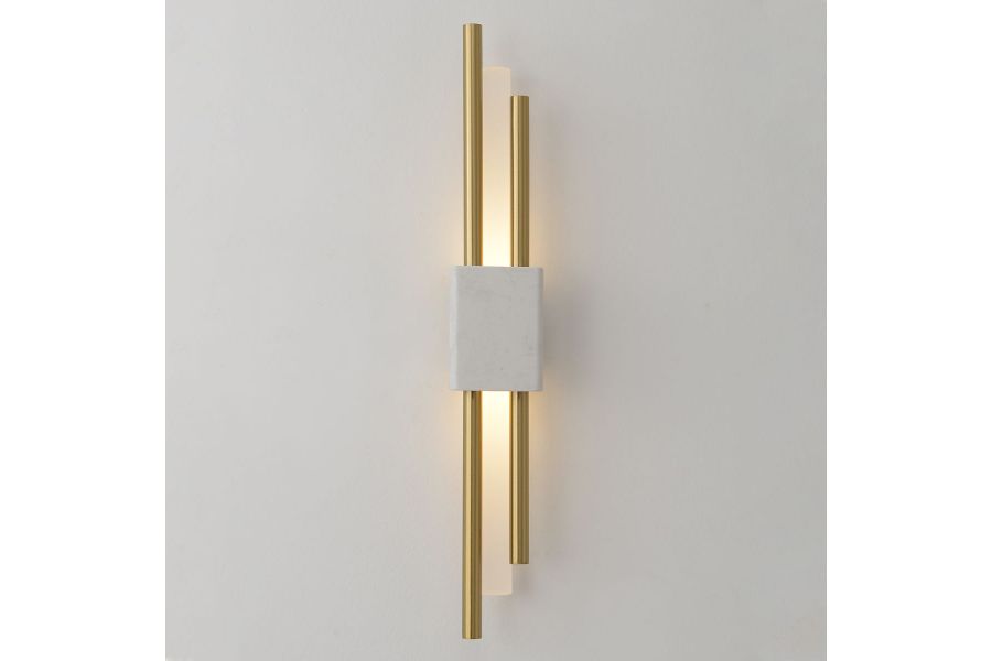 Настенный светильник Crystal Lux CARTA AP6W LED WHITE/BRASS