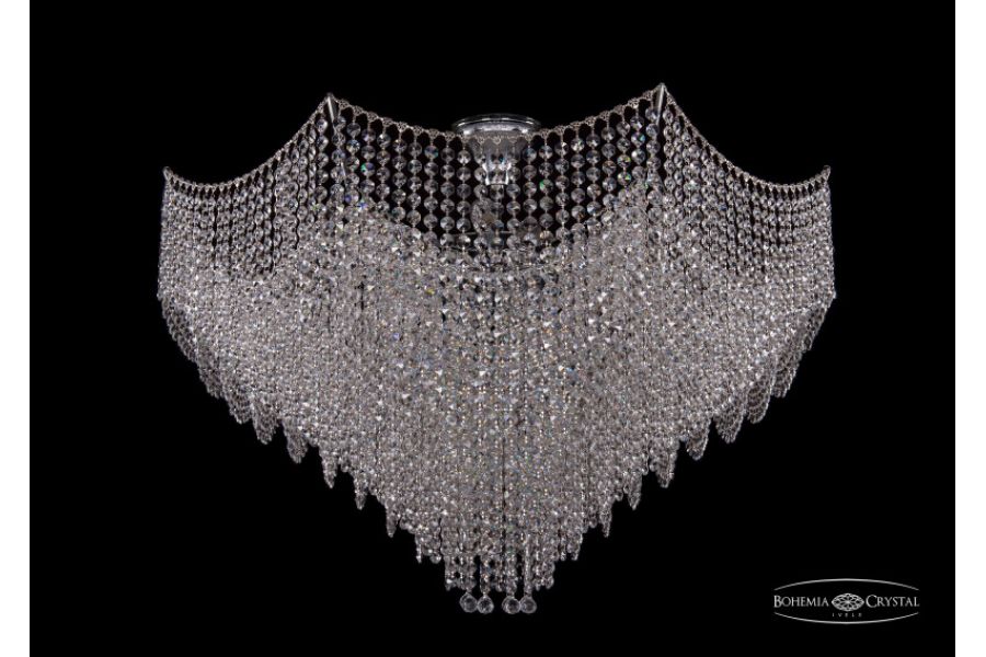 Люстра на штанге Bohemia Ivele Crystal 77071/95 Ni