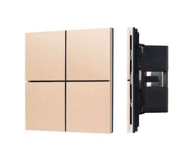 Кнопочная панель Arlight KNX-304-23-IN Champagne BUS, Frameless 039665