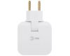 Разветвитель электрический Эра SPF-2-FL-USBC поворотный на 2 розетки + 2USB A+C 10А белый Б0069090