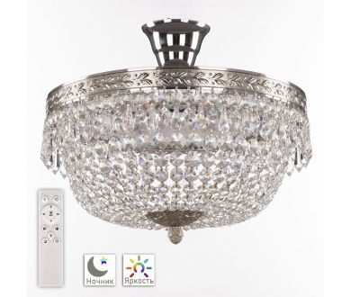 Потолочный светильник Bohemia Ivele Crystal 19011/35IV/LED-DIM Ni