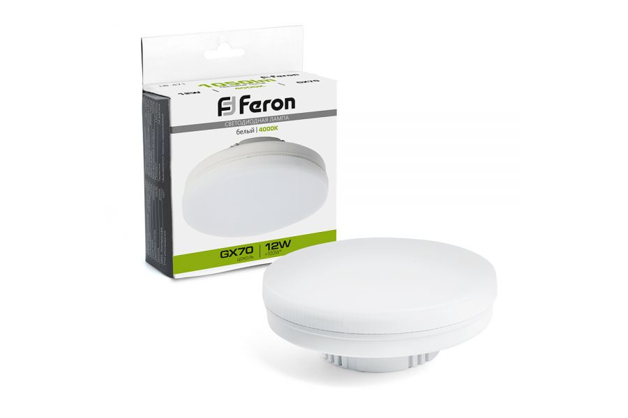 Лампа светодиодная Feron LB-471 GX70 12W 4000K 48301