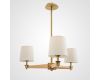 Люстра на штанге ImperiumLoft Stavra Jorgenson White/Dark Wood 203579-26