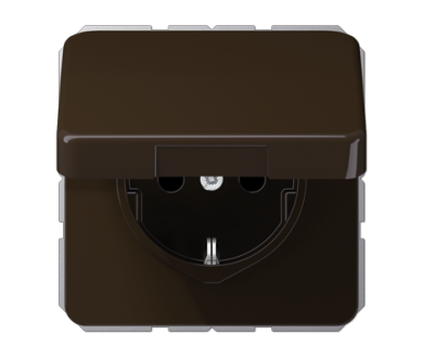 Розетка штепсельная Schuko Jung CD1520BFKIKLBR