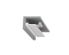 Безрамный теневой алюминиевый профиль SWG PRO FGC-20-WH-2 022513