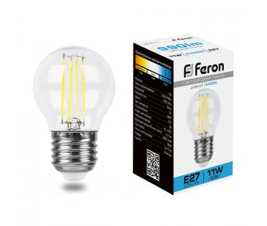 Лампа светодиодная Feron LB-511 Шарик E27 11W 6400K 38226