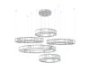 Подвесная люстра Loft IT Crystal ring 10135/5 Chrome