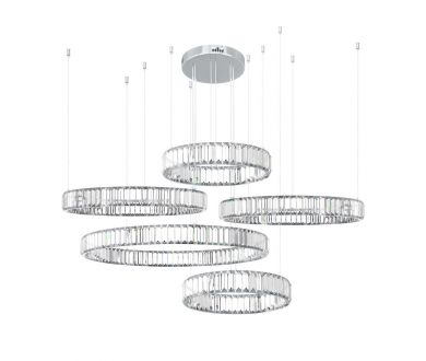 Подвесная люстра Loft IT Crystal ring 10135/5 Chrome